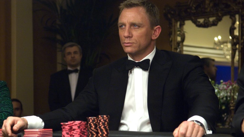 James Bond (DANIEL CRAIG) in the 007 action adventure CASINO ROYALE, from Metro-Goldwyn Mayer Pictures and Columbia Pictures through Sony Pictures Releasing.