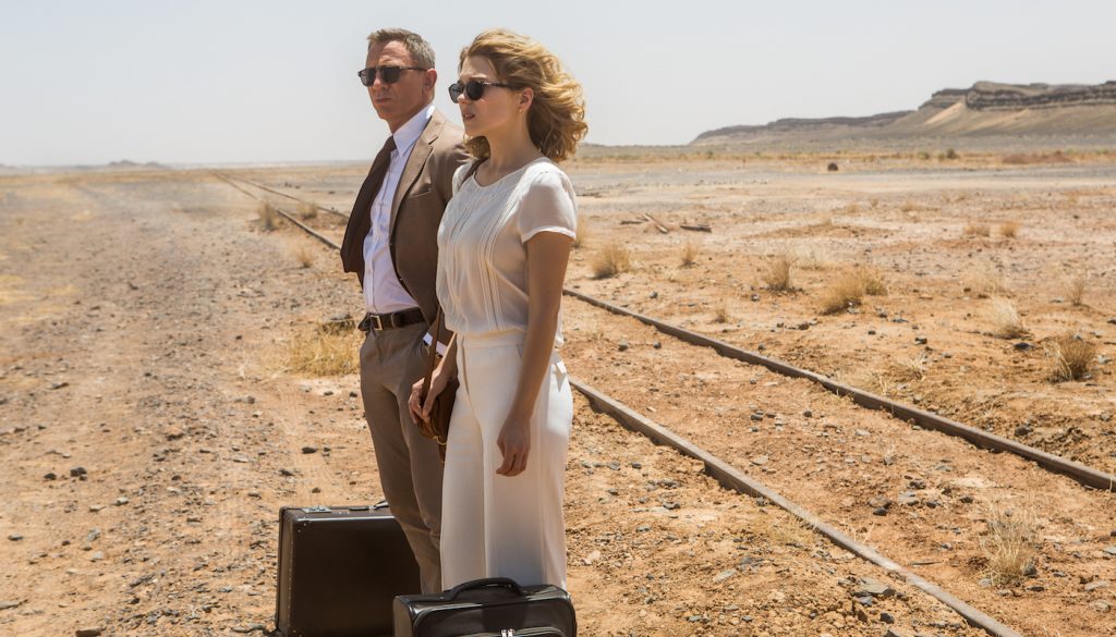 Daniel Craig and Léa Seydoux in Metro-Goldwyn-Mayer Pictures/Columbia Pictures/EON Productions’ action adventure SPECTRE. Photo by Jonathan Olley.