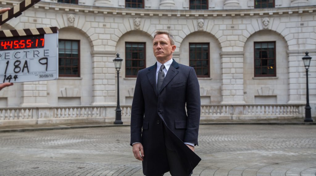 Daniel Craig on the set of Metro-Goldwyn-Mayer Pictures/Columbia Pictures/EON Productions’ action adventure SPECTRE. Photo by Jonathan Olley.