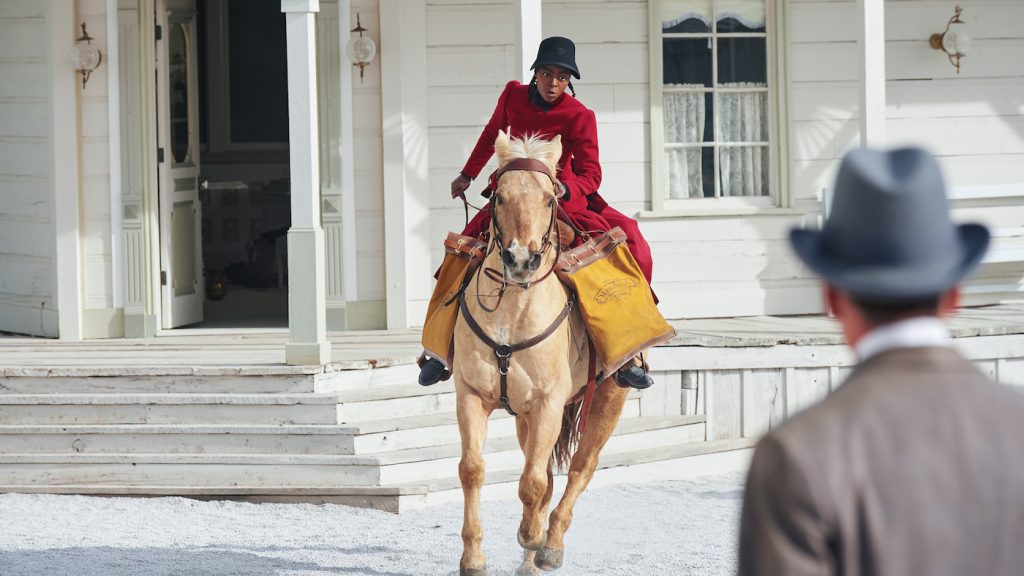 THE HARDER THEY FALL: DANIELLE DEADWYLER as CUFFEE in THE HARDER THEY FALL Cr. DAVID LEE/NETFLIX © 2021