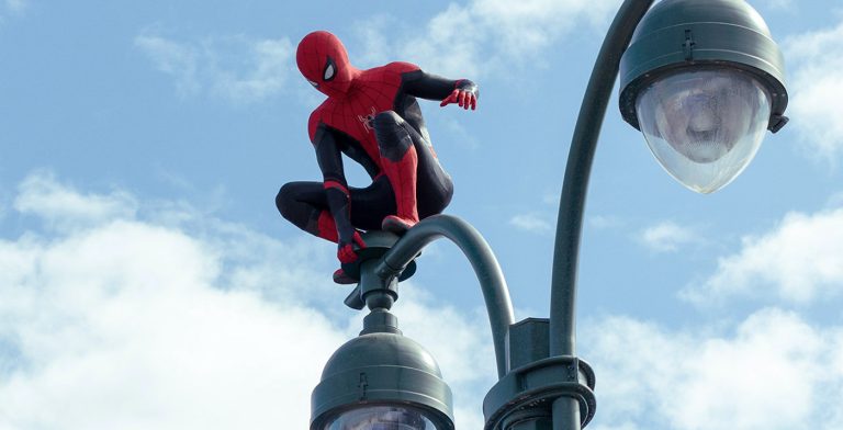 Tom Holland is Spider-Man in "Spider-Man: No Way Home." Courtesy Sony Pictures.