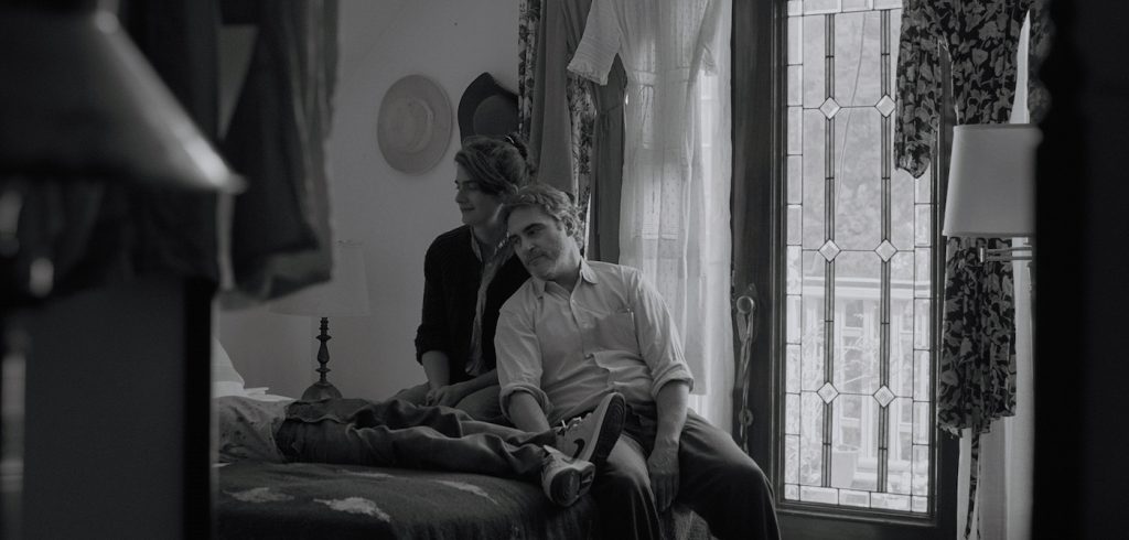 Gaby Hoffmann, Joaquin Phoenix (L-R). Courtesy of A24