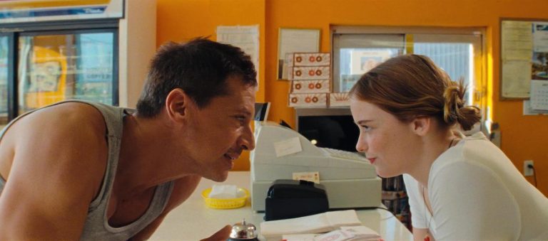 Simon Rex and Bree Elrod in "Red Rocket." Courtesy A24.