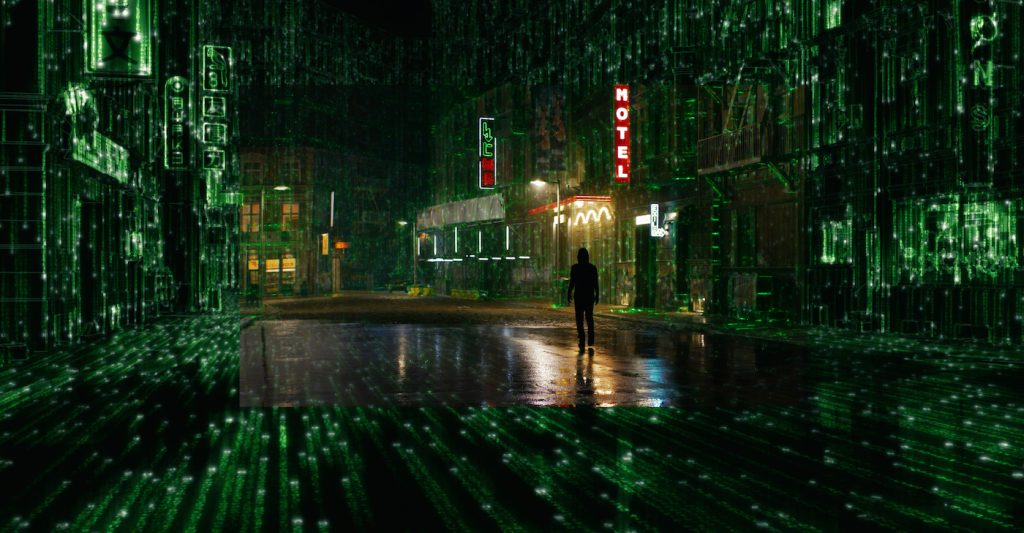 Caption: KEANU REEVES as Neo/Thomas Anderson in Warner Bros. Pictures, Village Roadshow Pictures and Venus Castina Productions’ “THE MATRIX RESURRECTIONS,” a Warner Bros. Pictures release. Photo Credit: Courtesy of Warner Bros. Pictures