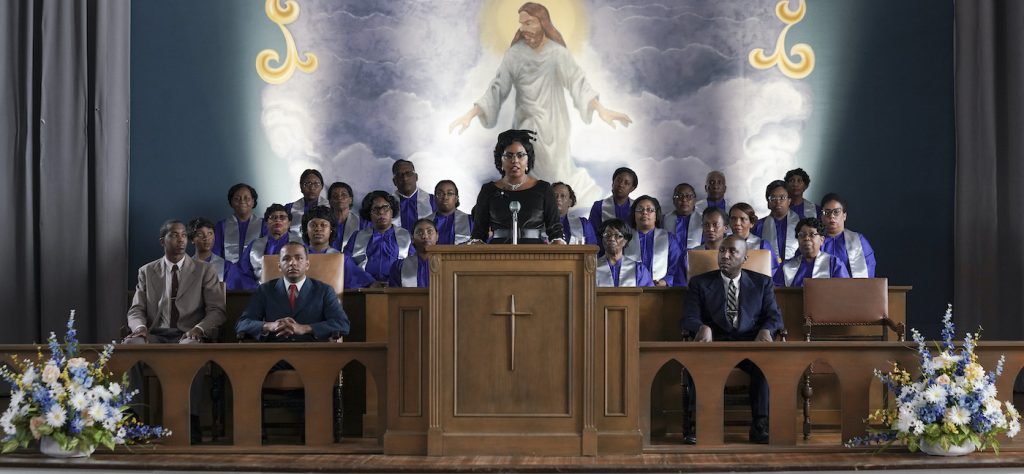 After the verdict is reached and the story becomes international news, a movement begins - and Mamie Till-Mobley fights to defend Emmett's legacy. The season finale of "Women of the Movement." (ABC/James Van Evers) ADRIENNE WARREN