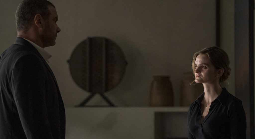(L-R): Liev Schreiber as Ray and Kerris Dorsey as Bridget Donovan in RAY DONOVAN THE MOVIE. Photo Credit: Cara Howe/SHOWTIME.