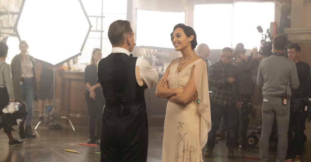 Director Kenneth Branagh and Gal Gadot on the set of 20th Century Studios’ DEATH ON THE NILE. Photo by Rob Youngson. © 2020 Twentieth Century Fox Film Corporation. All Rights Reserved.