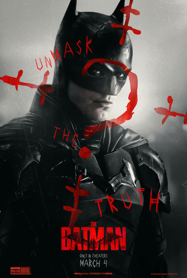 "The Batman" new theatrical posters. Courtesy Warner Bros.
