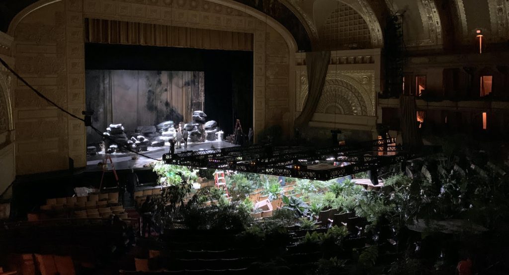 Congress theater turned wild. Courtesy of HBO Max.