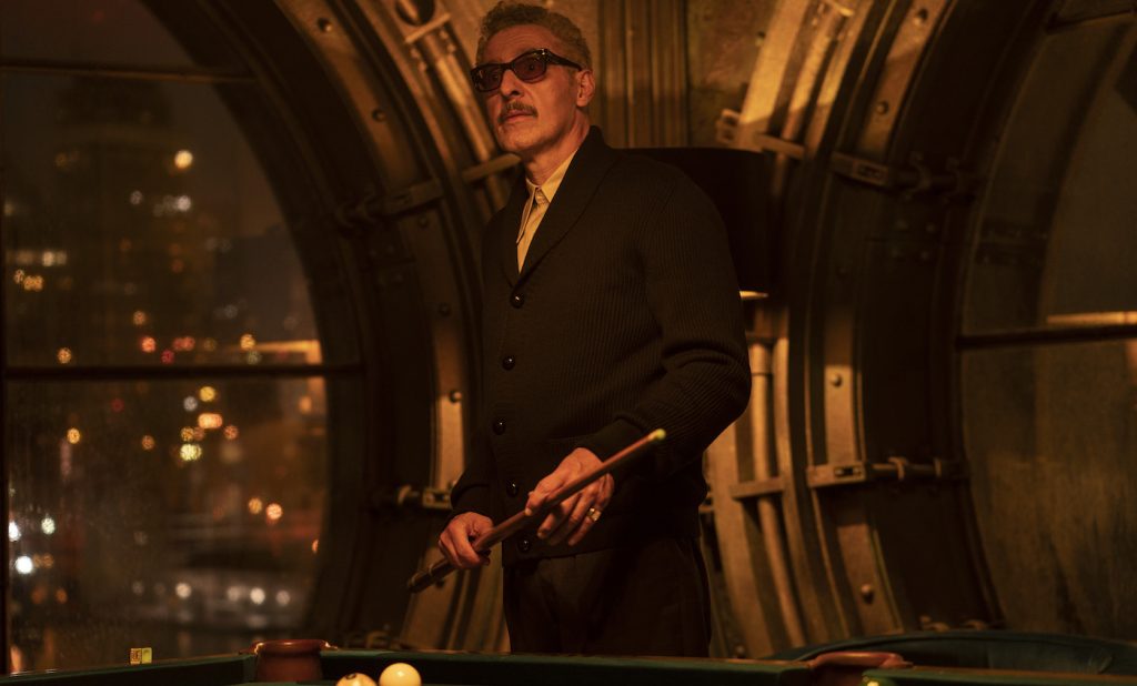 Caption: JOHN TURTURRO as Carmine Falcone in Warner Bros. Pictures’ action adventure “THE BATMAN,” a Warner Bros. Pictures release. Photo Credit: Jonathan Olley/™ & © DC Comics