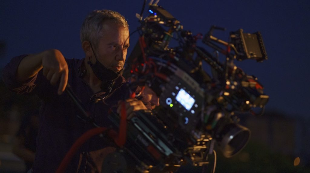 Episode 106 -- Beth traps Ann into spending the day with her and John on John’s boat. Cinematographer Jonathan Furmanski, shown. (Photo by: Jeong Park/Hulu)