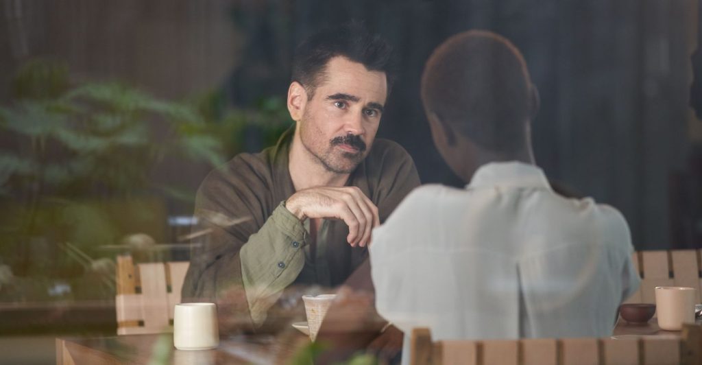 Colin Farrell and Jodie Turner-Smith in 