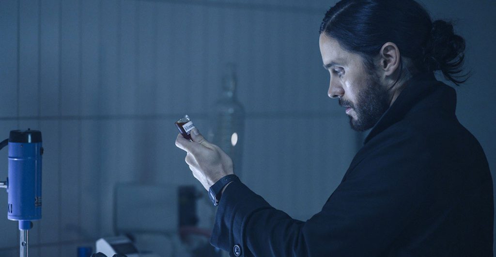 Jared Leto in "Morbius." Courtesy Sony Pictures.