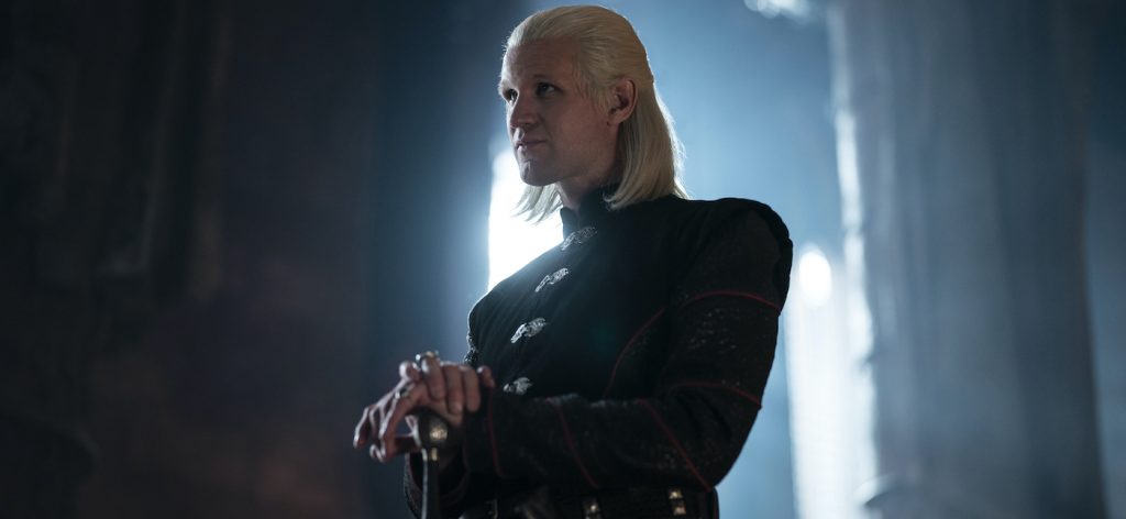 Matt Smith as Prince Daemon Targaryen. Photograph by Ollie Upton/HBO
