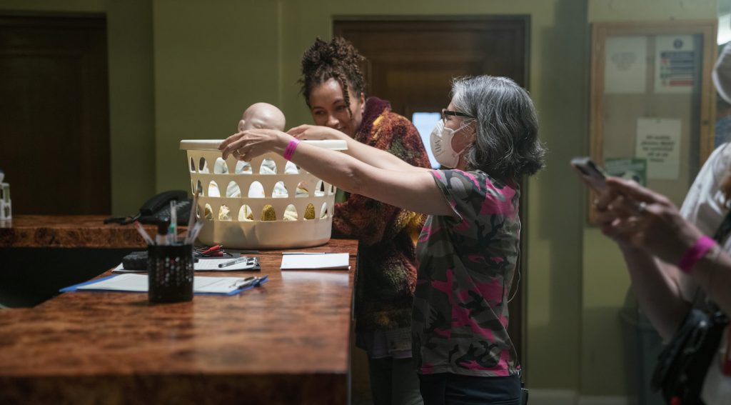 Nicole Kassell & Michelle de Swarte The Baby - Photo credit Keith Bernstein.