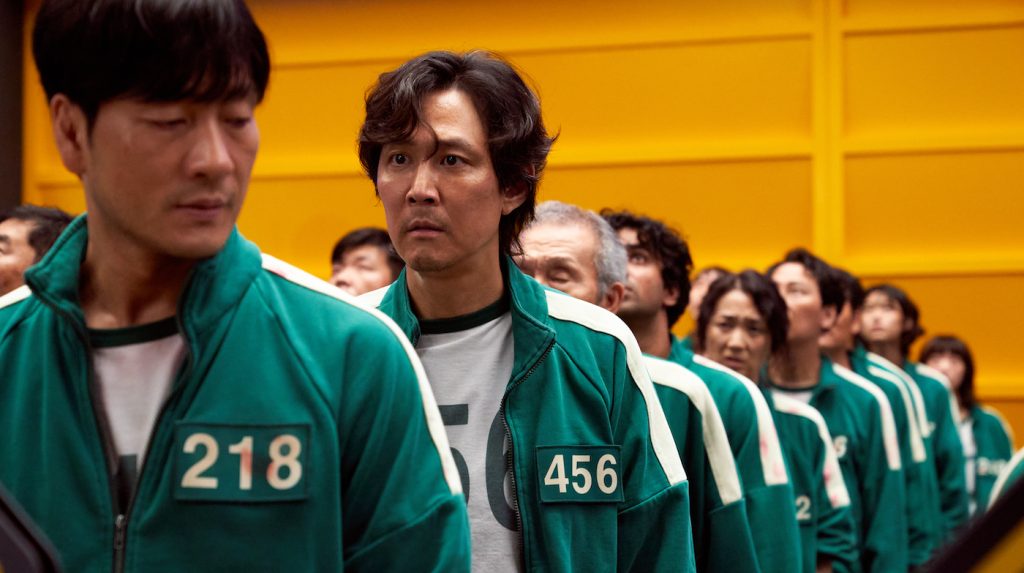 Lee Jung-jae, Park Hae-soo in "Squid Game." Photo by Noh Juhan | Netflix