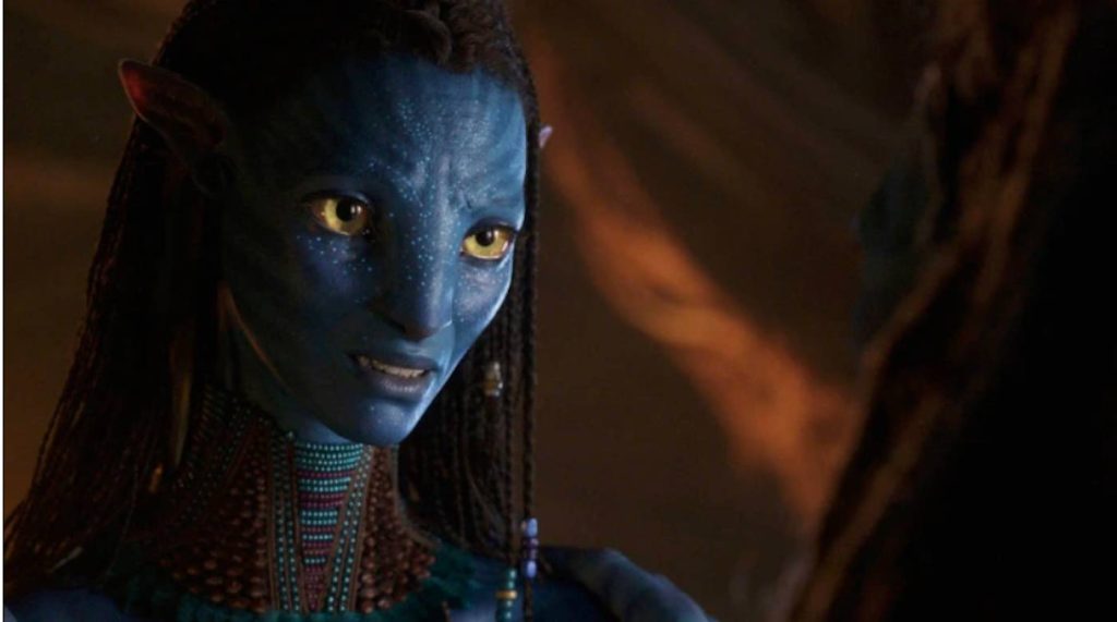 Zoe Saldana is Neytiri in 