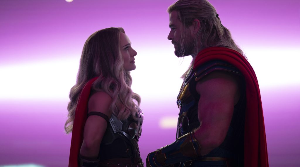 Natalie Portman & Christian Bale Highlight New "Thor: Love and Thunder" Images - The Credits