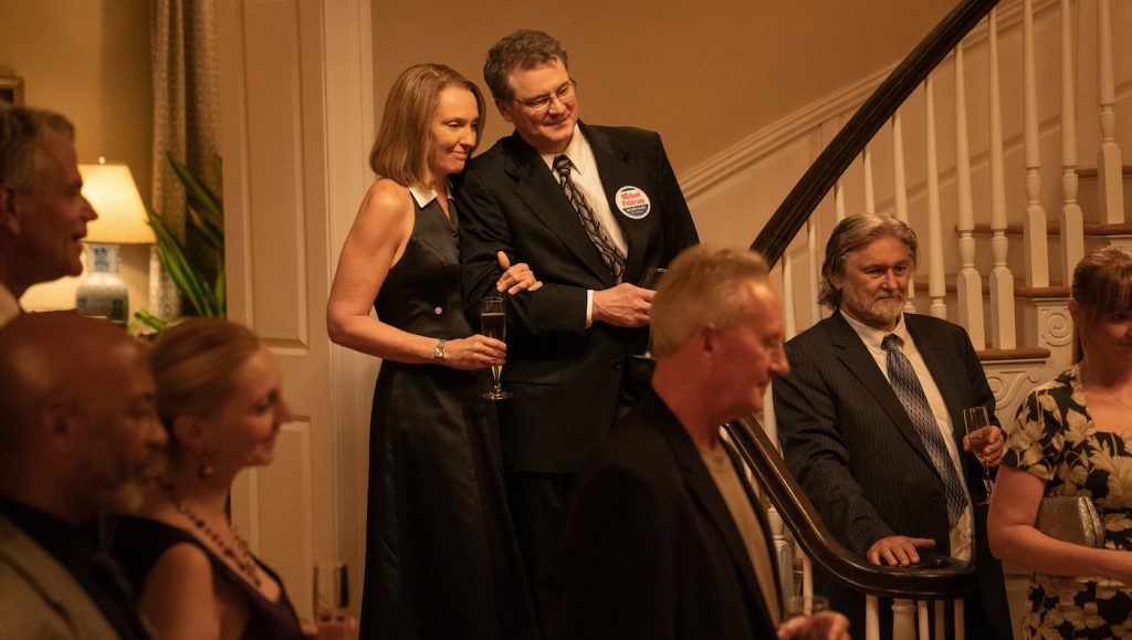 Toni Collette, Colin Firth. Courtesy HBO.