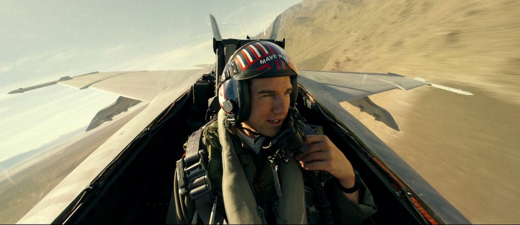 Tom Cruise plays Capt. Pete "Maverick" Mitchell in Top Gun: Maverick from Paramount Pictures, Skydance and Jerry Bruckheimer Films.