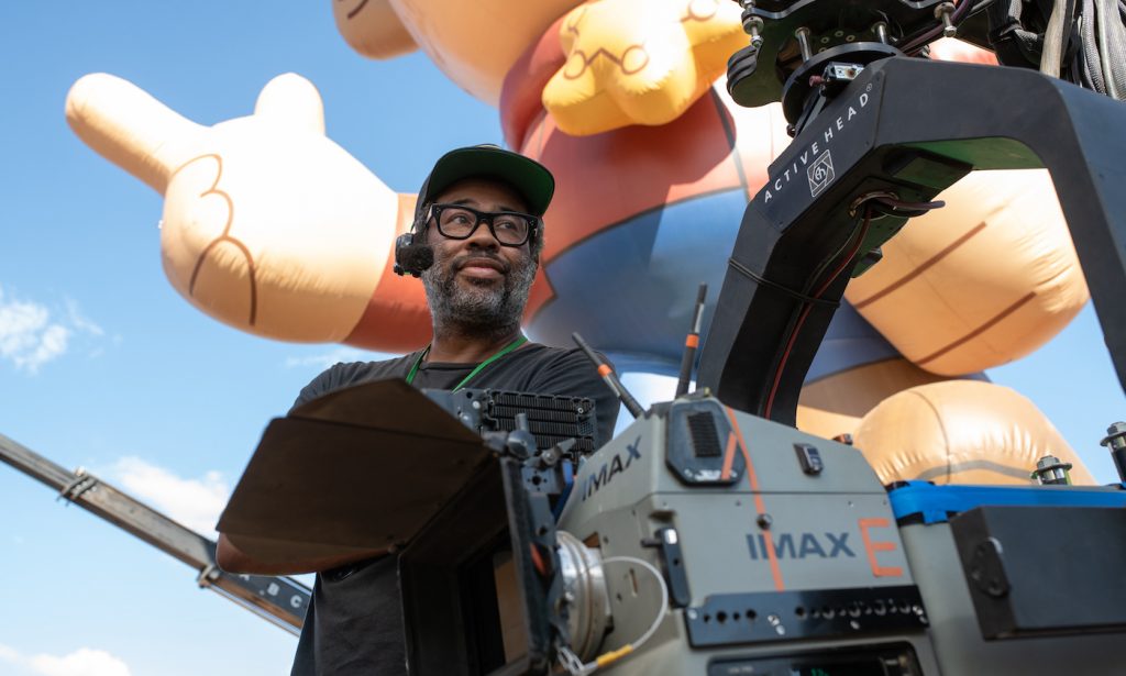 Writer/producer/director Jordan Peele on the set of Nope.