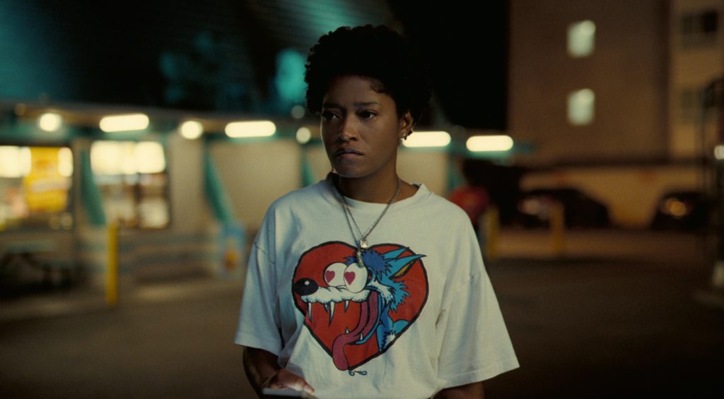 Keke Palmer as Emerald Haywood in Nope, written, produced and directed by Jordan Peele.