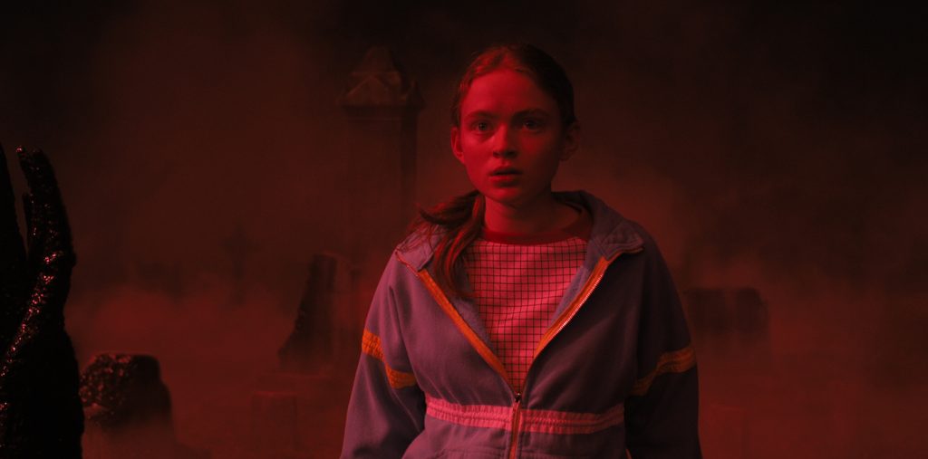 STRANGER THINGS. Sadie Sink as Max Mayfield in STRANGER THINGS. Cr. Courtesy of Netflix © 2022