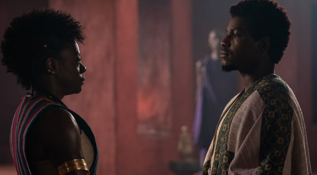 Viola Davis and John Boyega star in THE WOMAN KING.