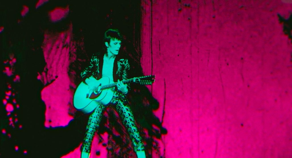 David Bowie in "Moonage Daydream." Courtesy Neon. 
