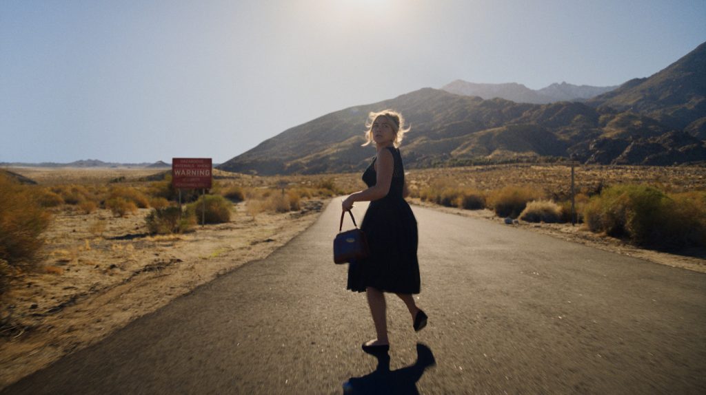 Caption: FLORENCE PUGH as Alice in New Line Cinema’s “DON’T WORRY DARLING,” a Warner Bros. Pictures release. Photo Credit: Courtesy of Warner Bros. Pictures