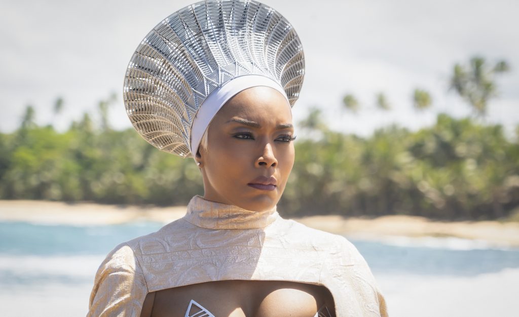 Angela Bassett as Ramonda in Marvel Studios' BLACK PANTHER: WAKANDA FOREVER. Photo by Annette Brown. © 2022 MARVEL.