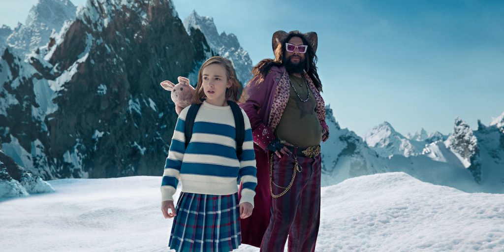 SLUMBERLAND - (L-R) Marlow Barkley as NEMO and Jason Momoa as FLIP in Slumberland. Cr: Netflix © 2022