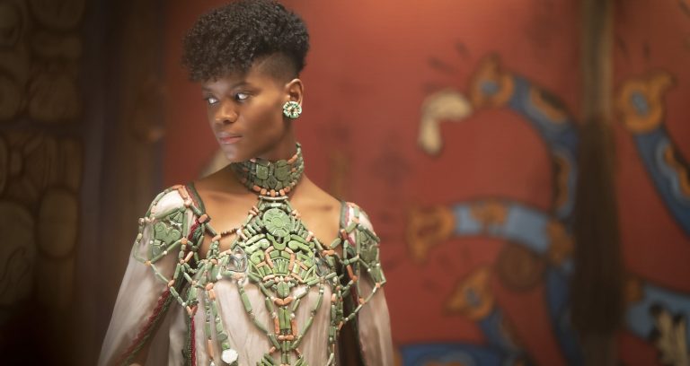 Letitia Wright as Shuri in Marvel Studios' BLACK PANTHER: WAKANDA FOREVER. Photo by Annette Brown. © 2022 MARVEL.