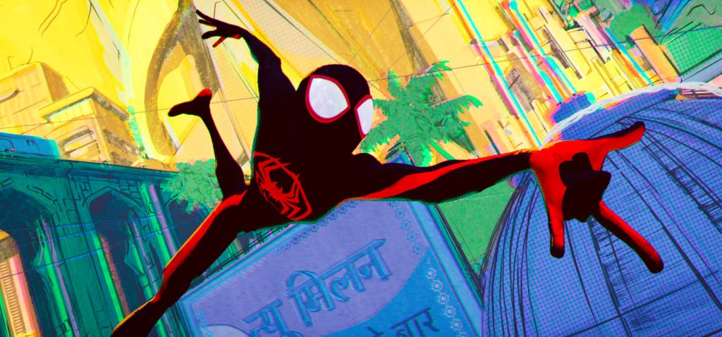 Miles Morales (Shameik Moore) in Columbia Pictures and Sony Pictures Animation's SPIDER-MAN™: ACROSS THE SPIDER-VERSE (PART ONE).