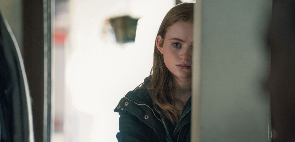 Sadie Sink in "The Whale." Courtesy A24.