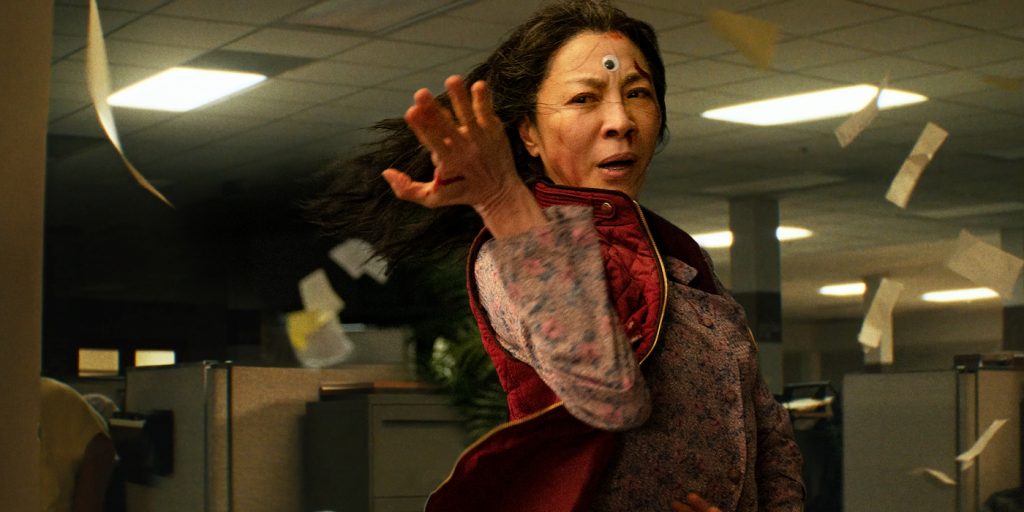 Michelle Yeoh is Evelyn Wang in 