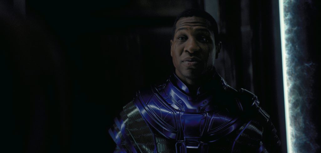 Jonathan Majors as Kang The Conqueror in Marvel Studios' ANT-MAN AND THE WASP: QUANTUMANIA. Photo courtesy of Marvel Studios. © 2023 MARVEL.