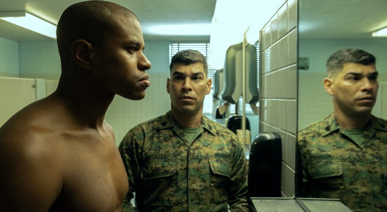 THE INSPECTION. Credit: Patti Perret/A24 Films