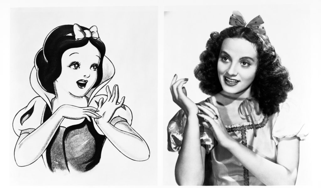 Adriana Caselotti was the live action reference model for the character of Snow White