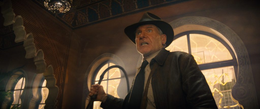 Indiana Jones (Harrison Ford) in Lucasfilm's IJ5. ©2022 Lucasfilm Ltd. & TM. All Rights Reserved.