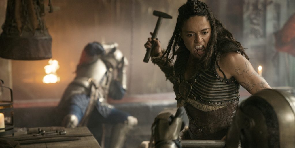 Michelle Rodriguez plays Holga in Dungeons & Dragons: Honor Among Thieves from Paramount Pictures and eOne.