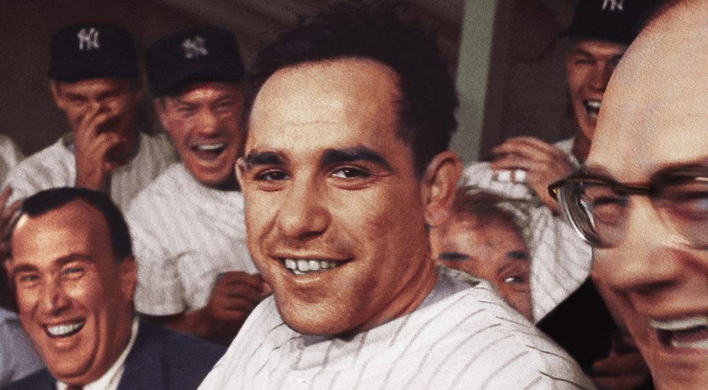 Yogi Berra smiling. Photo credit: Getty. Courtesy of Sony Pictures Classics.