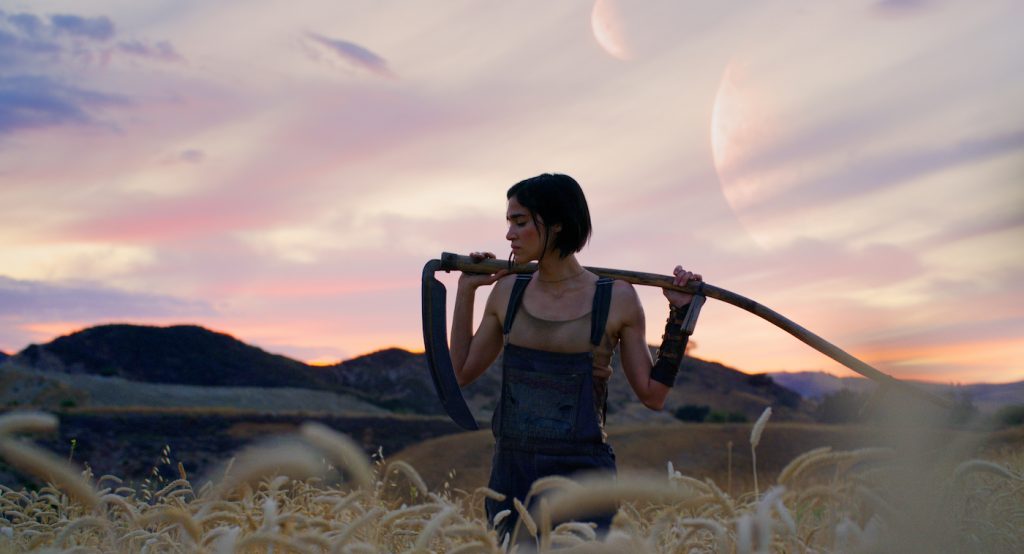 REBEL MOON: Sofia Boutella as Kora in Rebel Moon. Cr. Clay Enos/Netflix © 2023