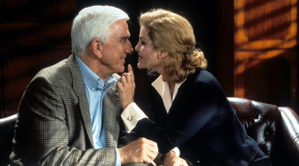 Leslie Nielsen And Anna Nicole Smith In 'Naked Gun 33 1/3: The Final Insult'